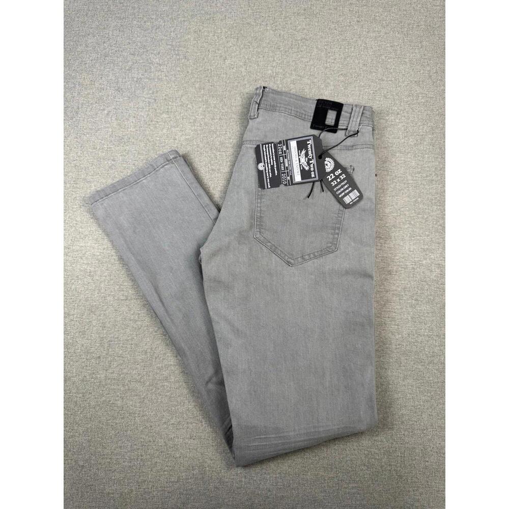 Twenty Two Oz Grey Jeans 22oz Denim Mens 32x32 New With Tags